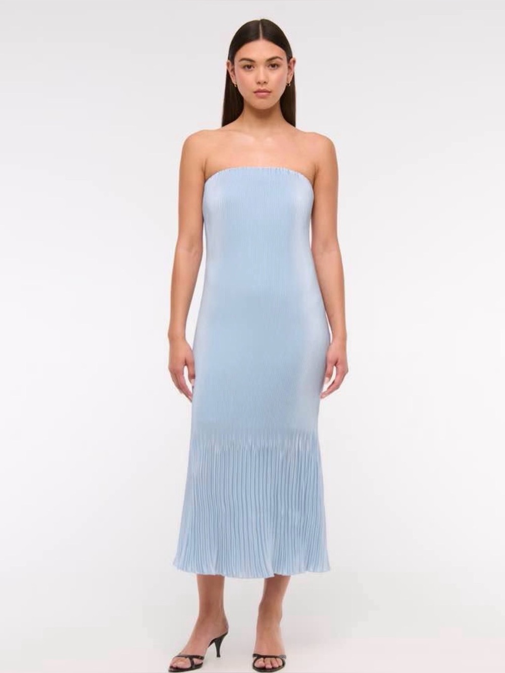 Abercrombie Giselle pleated midi dress - petite